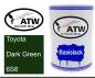 Preview: Toyota, Dark Green, 6S6: 500ml Lackdose, von ATW Autoteile West.